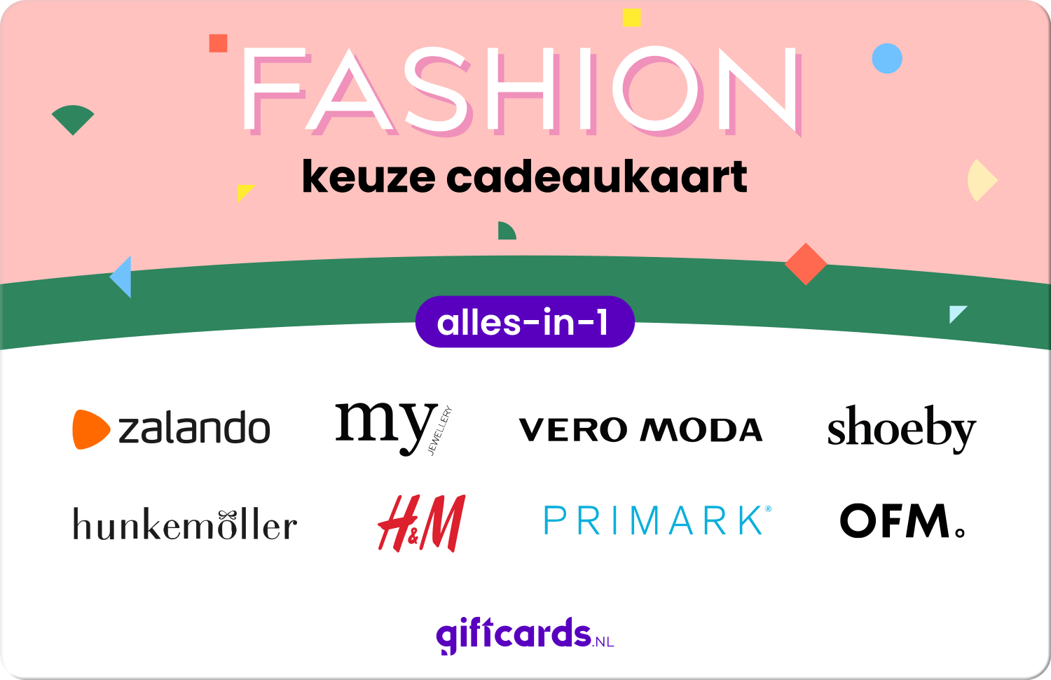 Alles-in-1 Keuze Cadeaukaart voor Fashion