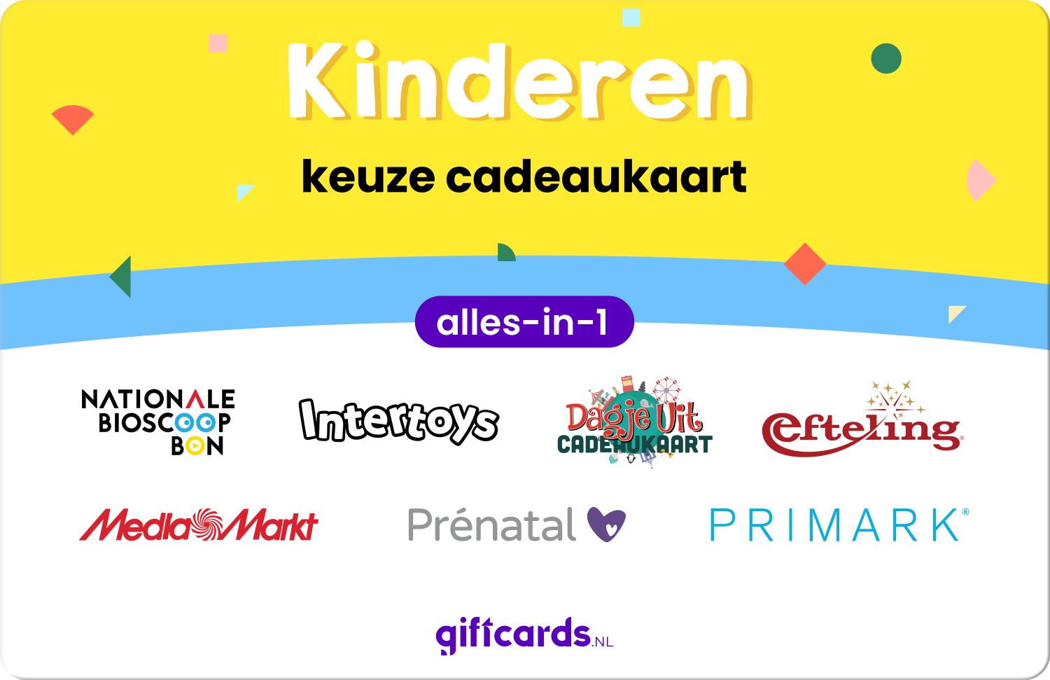 Alles-in-1 Keuze Cadeaukaart voor Kinderen