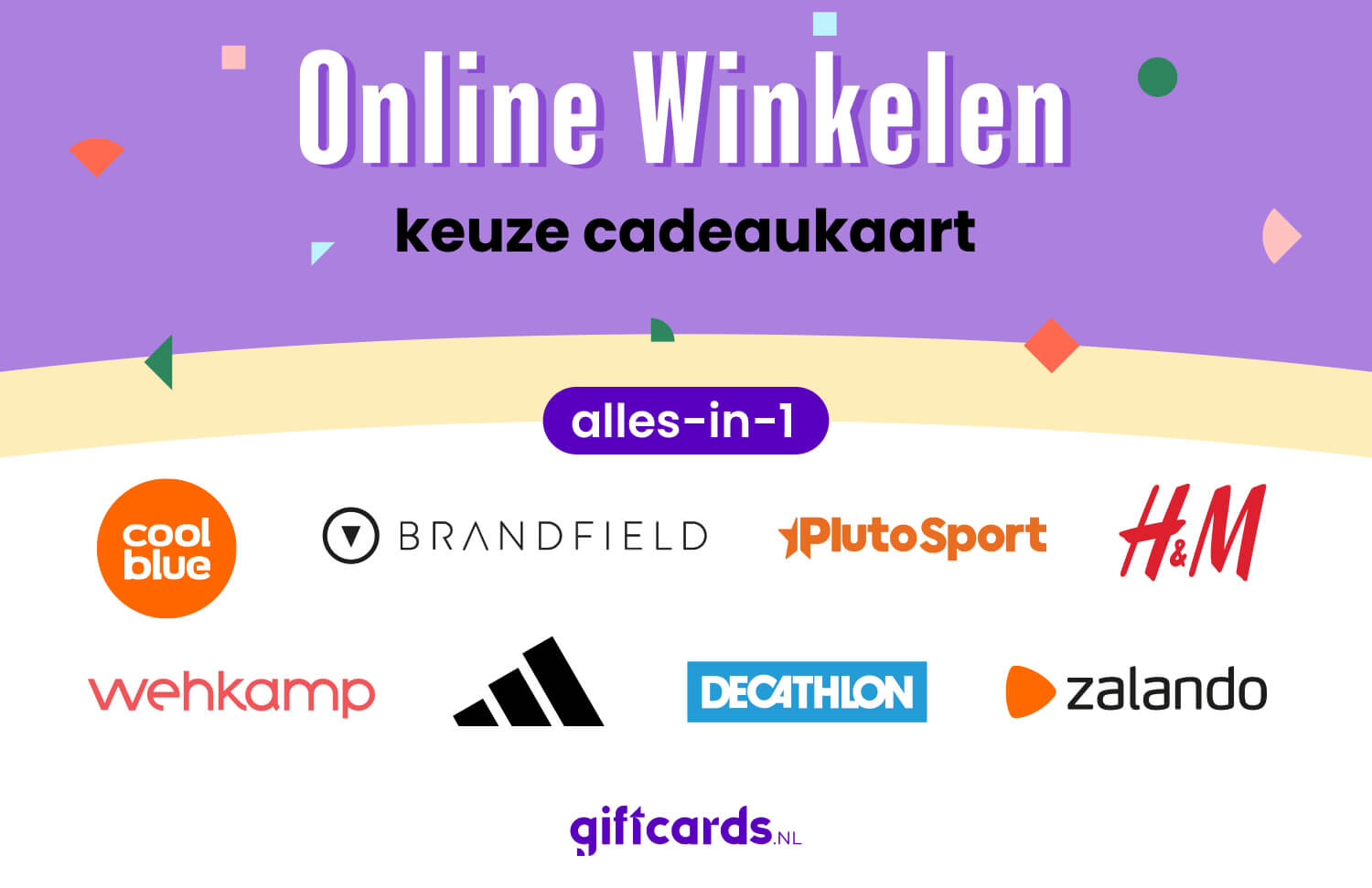 Alles-in-1 Keuze Cadeaukaart voor Online Winkelen