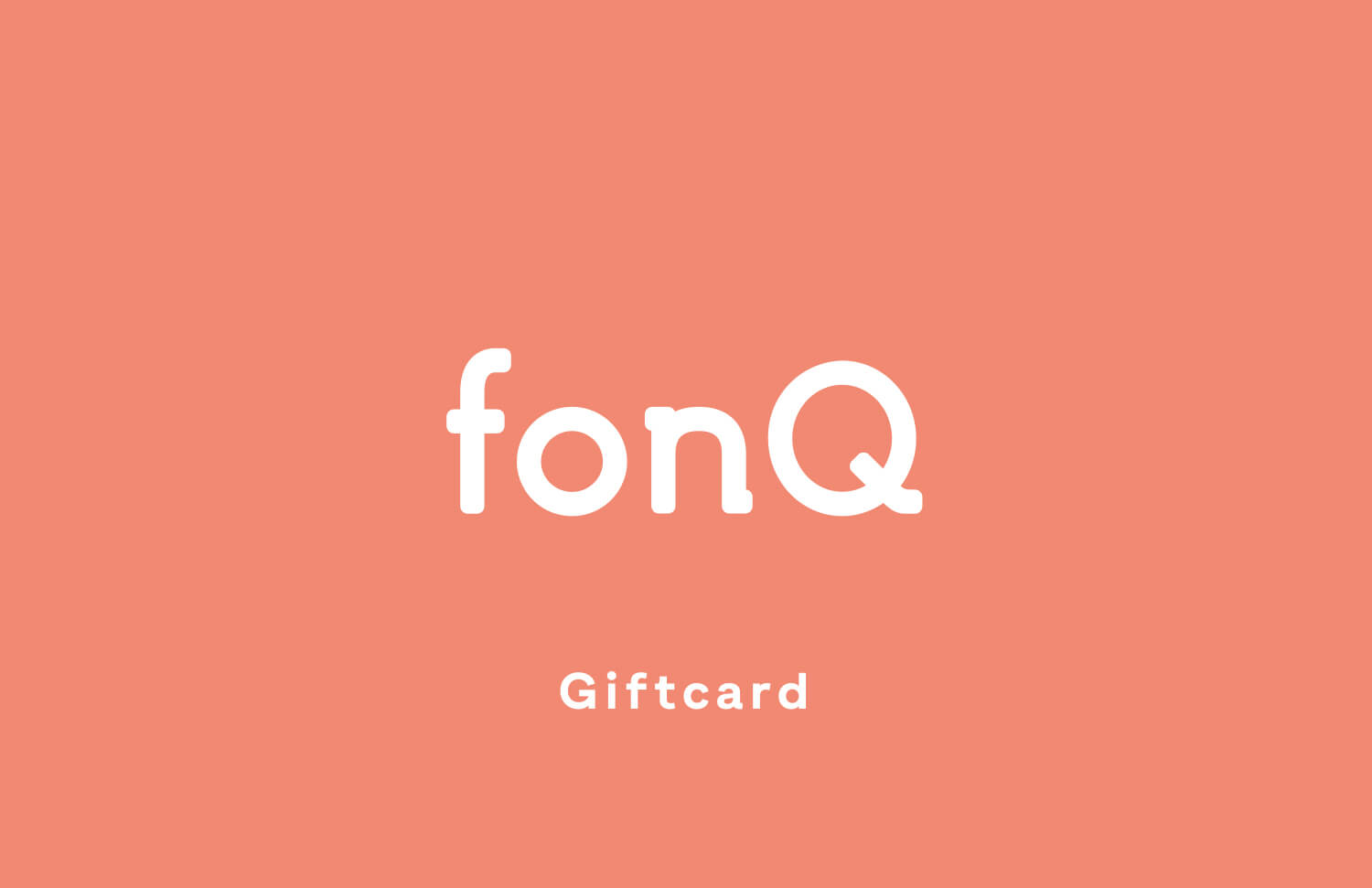 fonQ Cadeaubon