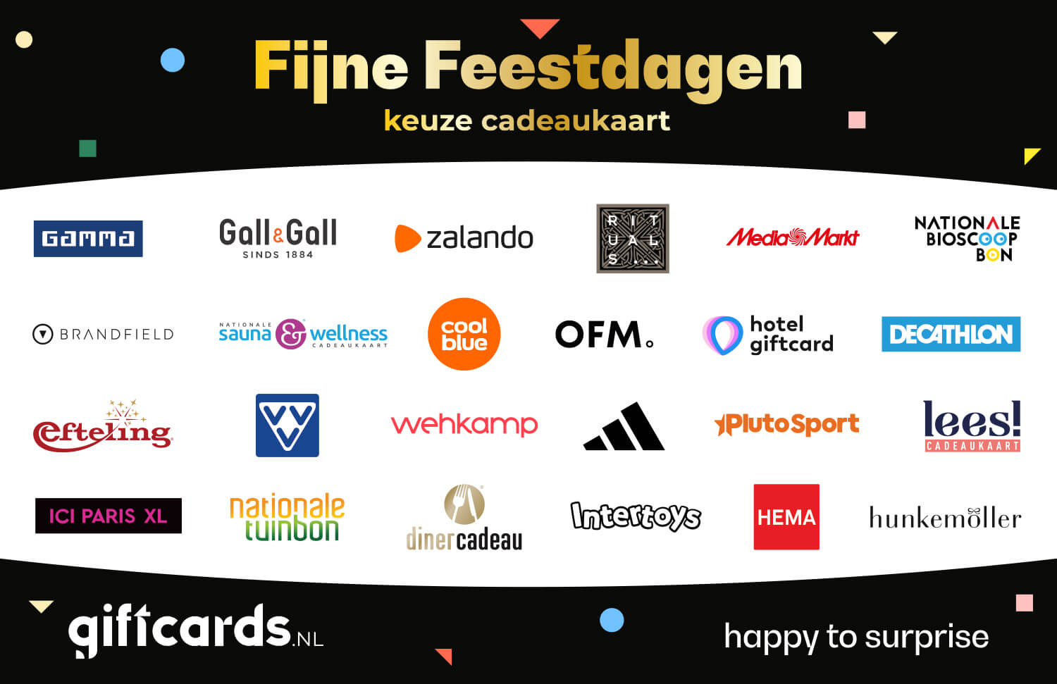 Fijne Feestdagen Keuze Cadeaukaart