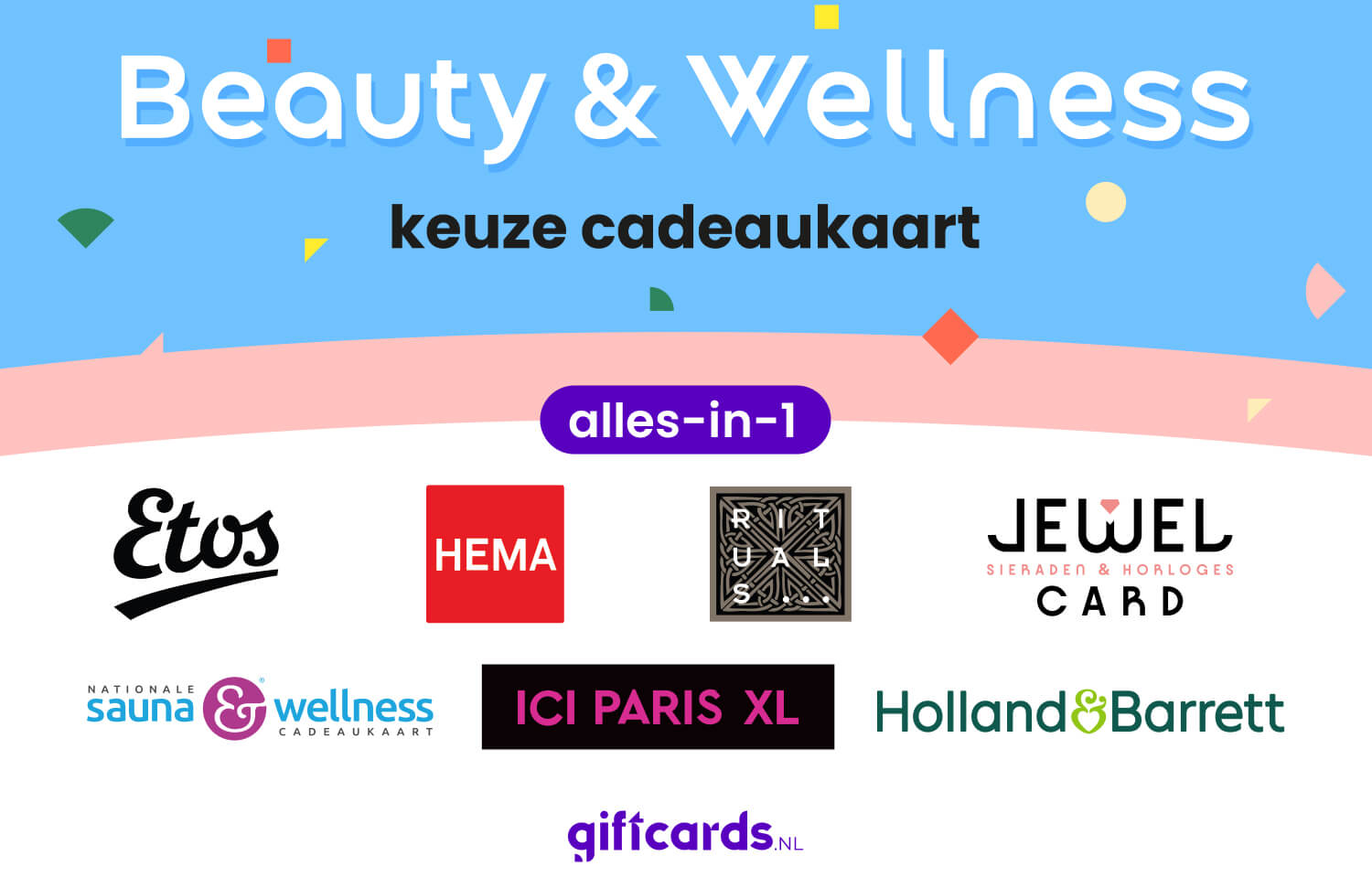 Alles-in-1 Keuze Cadeaukaart voor Beauty & Wellness