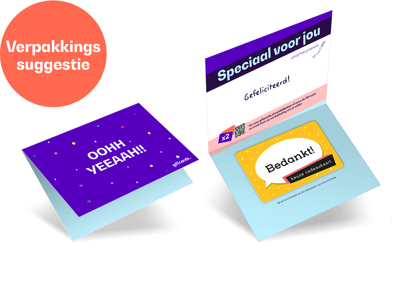 Envelop Bedankt Keuze Cadeaukaart