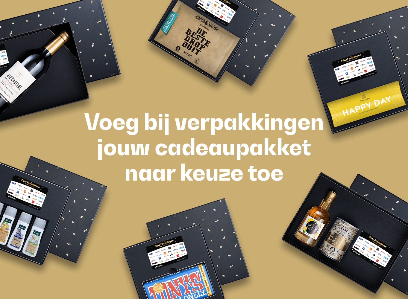 Cadeaupakket Fijne Feestdagen Keuze Cadeaukaart