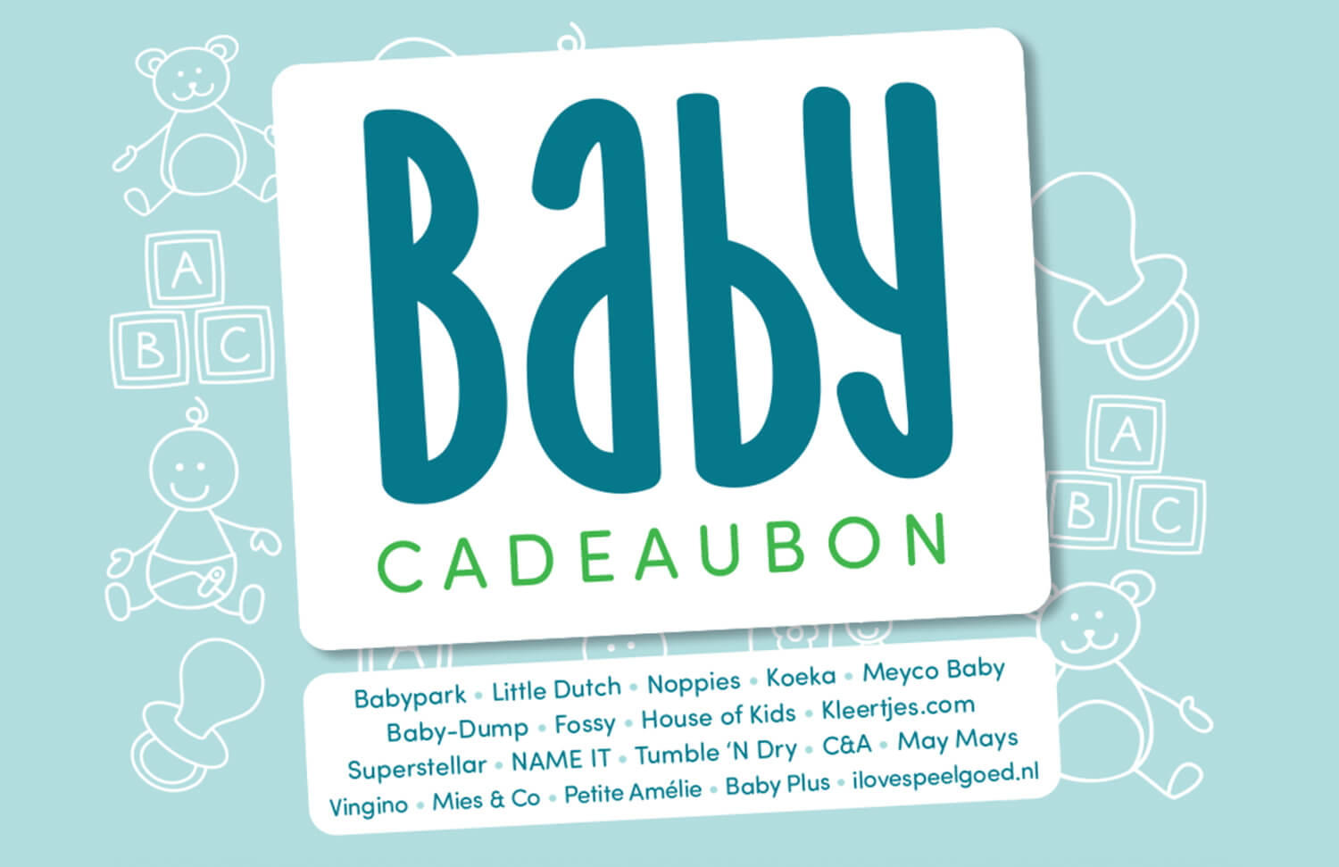 Babycadeaubon blauw