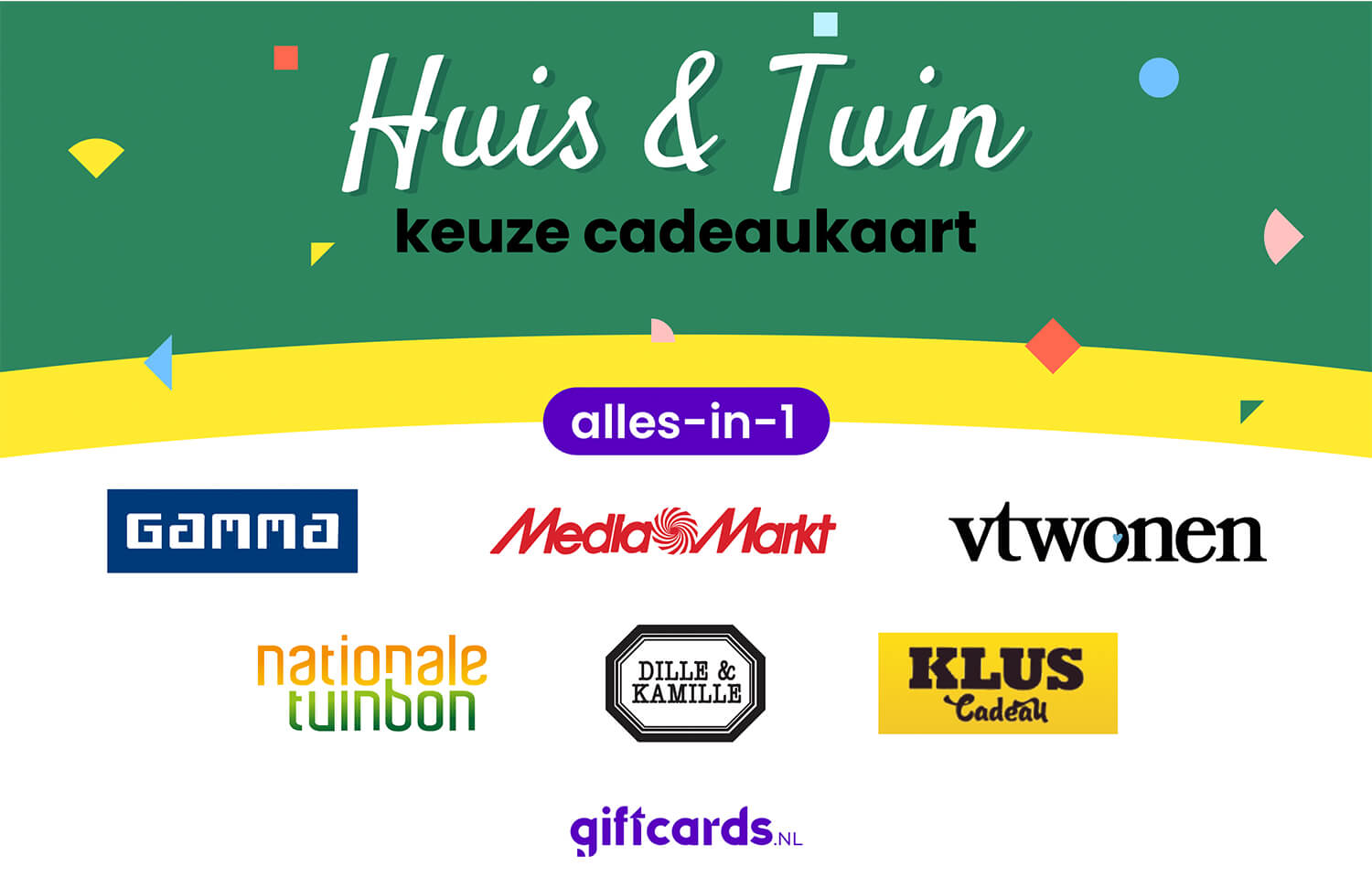 Alles-in-1 Keuze Cadeaukaart voor Huis & Tuin